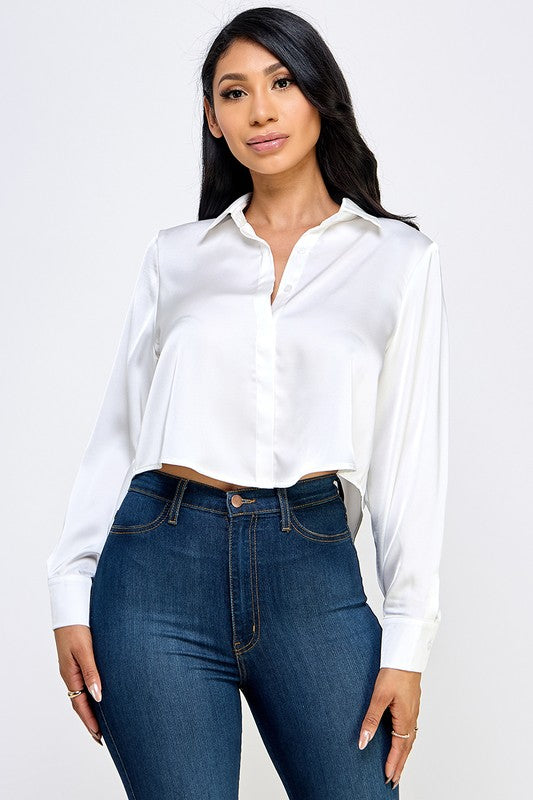 SOLITA CROP BLOUSE