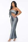 Silver Flow Wide Pants