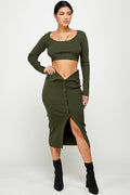 Moss Luxe Top