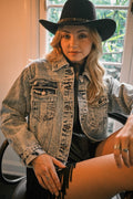 FRINGE WITH BENEFITS - JEAN JACKET