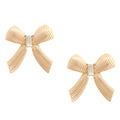 Crystal Bow Earrings