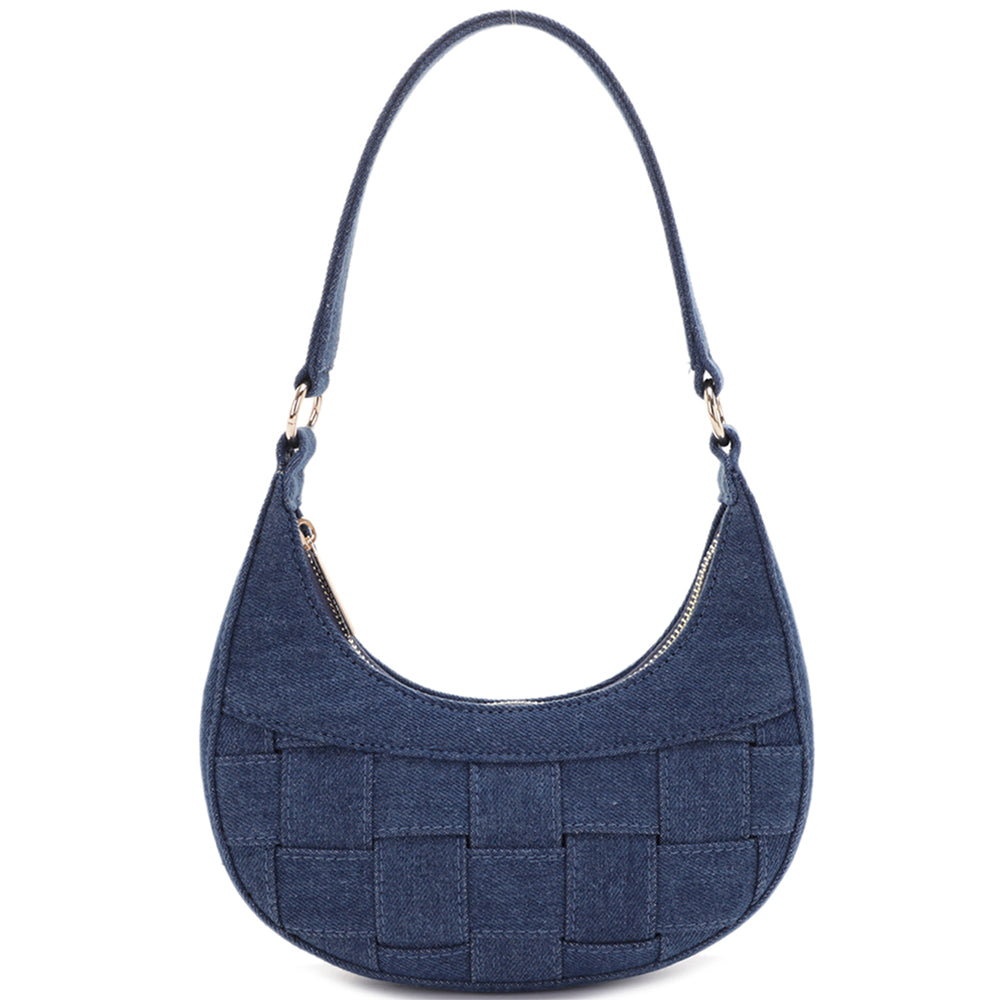 Rae Denim Shoulder Bag