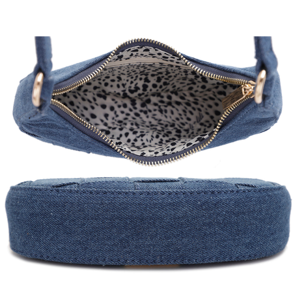 Rae Denim Shoulder Bag