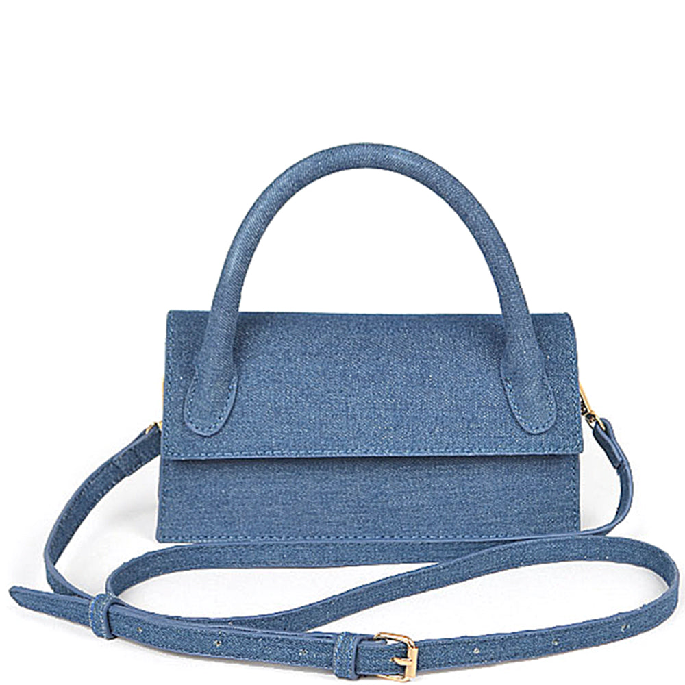 Indigo Flap Bag