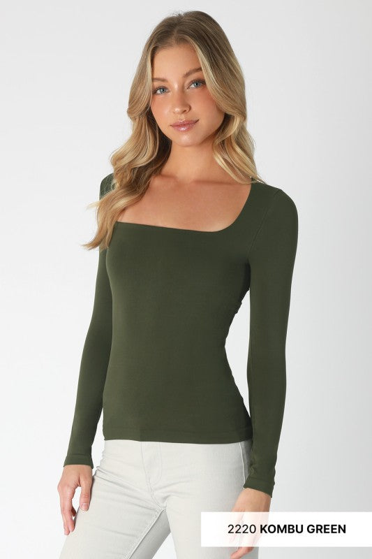 Luna Frame Long Sleeve Top