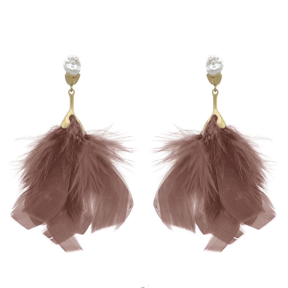 Luna Feather Earrings