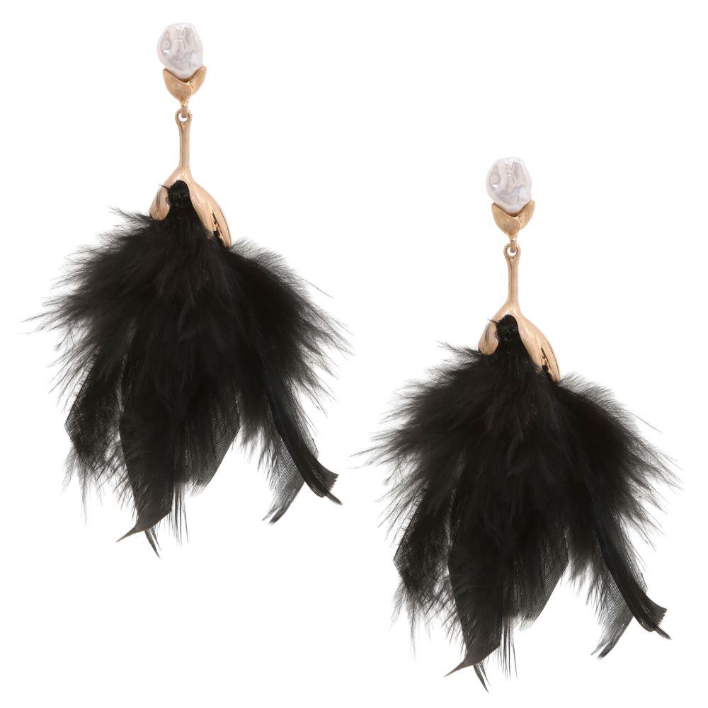 Luna Feather Earrings