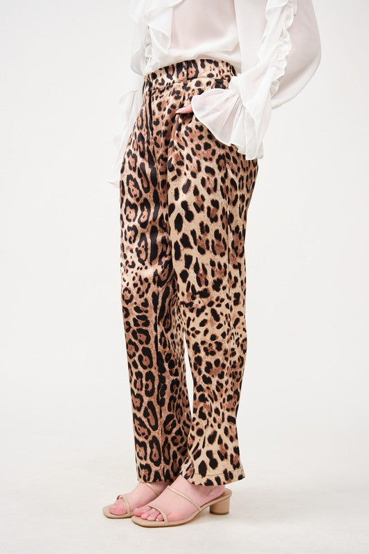 LUNA SALVAJE SATIN PANTS