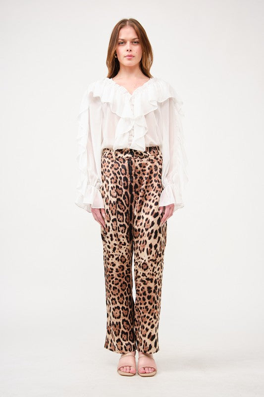 LUNA SALVAJE SATIN PANTS