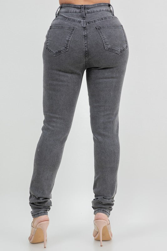 ENCANTO GRIS SKINNY JEANS