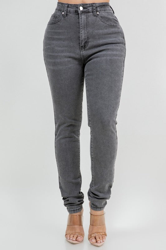 ENCANTO GRIS SKINNY JEANS