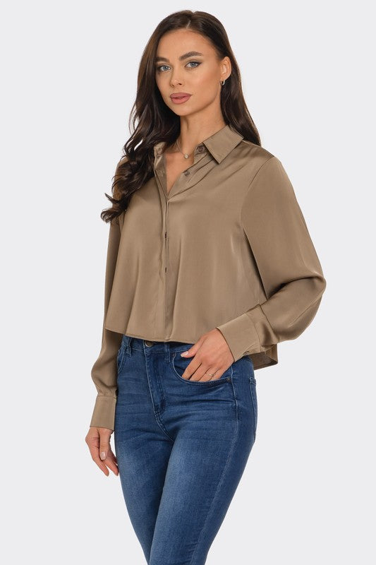 SOLITA CROP BLOUSE