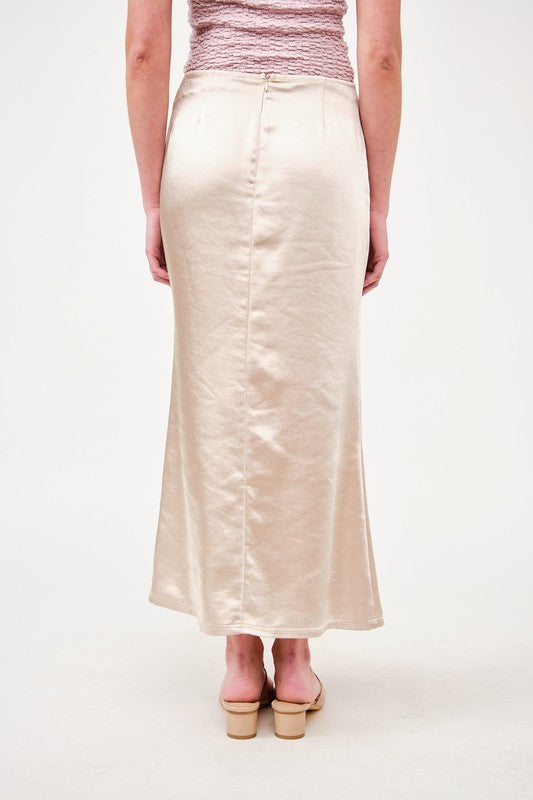 SLIT HAPPENS MIDI SKIRT