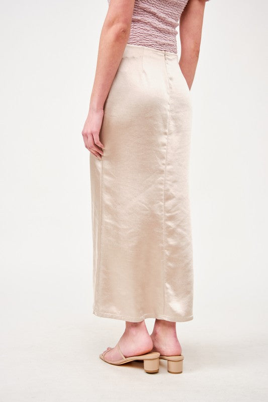SLIT HAPPENS MIDI SKIRT