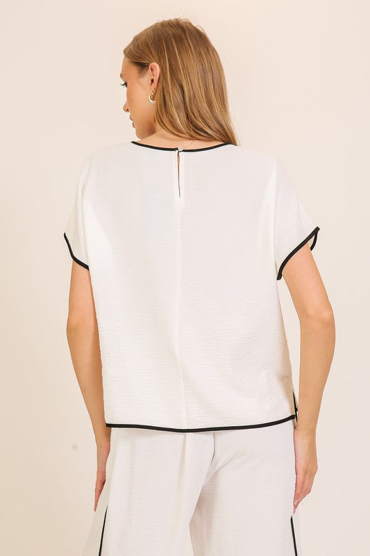 BreezeLine Pocket  Blouse