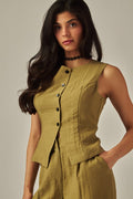 Mari Button-up Vest