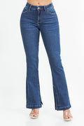 SPLIT DECISION MINI FLARE JEANS