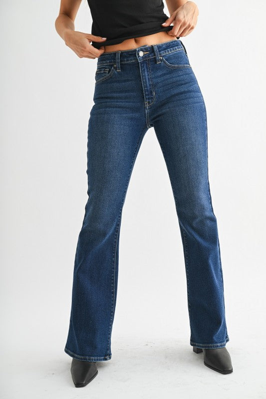 Velvet Hour Flare Denim Jeans