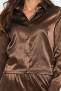 SANTINI SATIN SHACKET