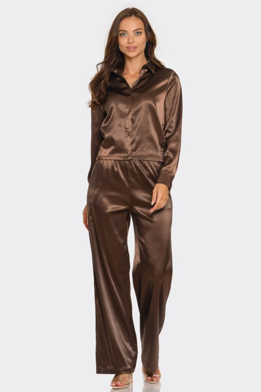 SANTINI SATIN SHACKET