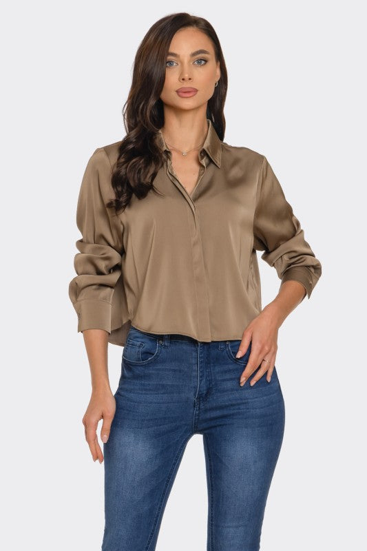 SOLITA CROP BLOUSE