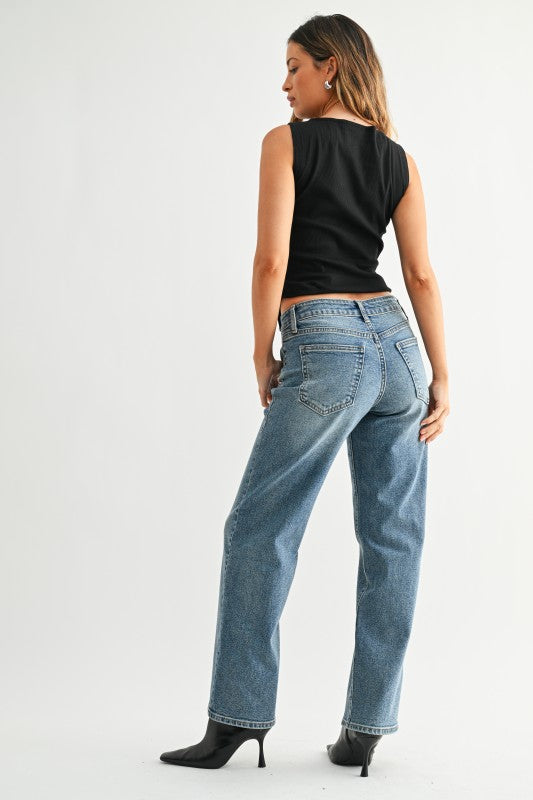 Driftline Straight Denim Jeans