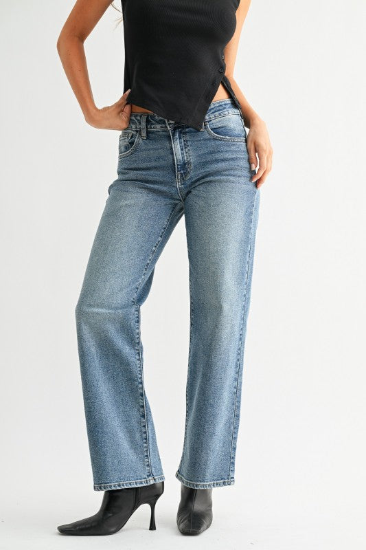 Driftline Straight Denim Jeans