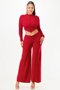 POET'S PULESE KNIT LONG SLEEVE TOP