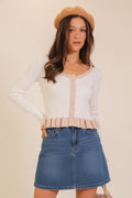 Odette Ruffle Top