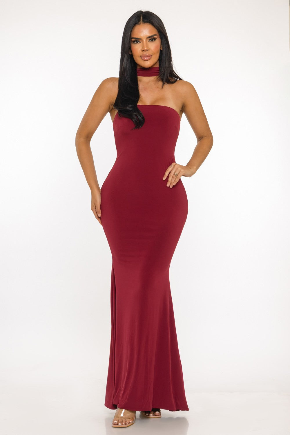 Crimson Whisper Dress