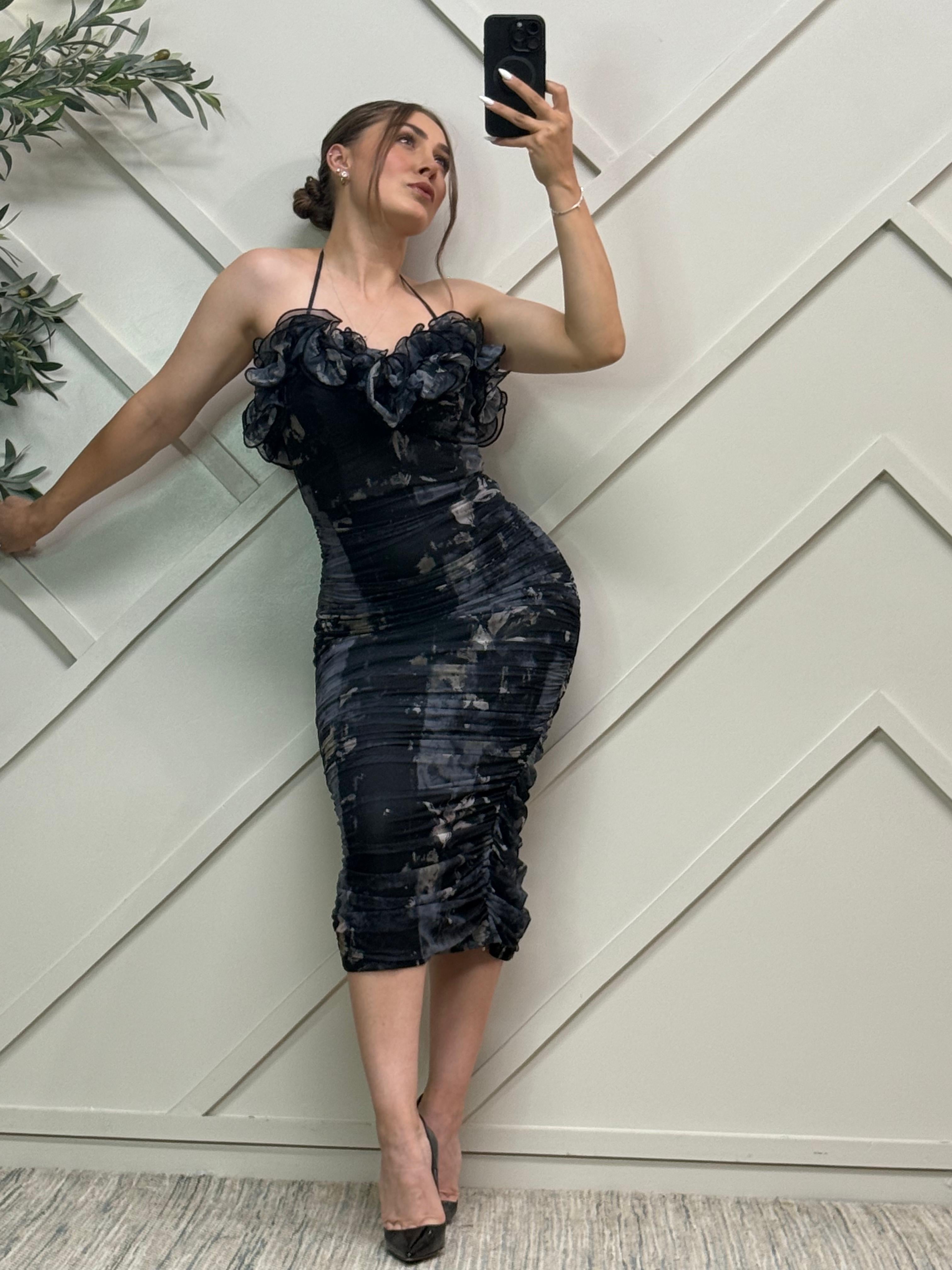 Velour Eclipse Dress