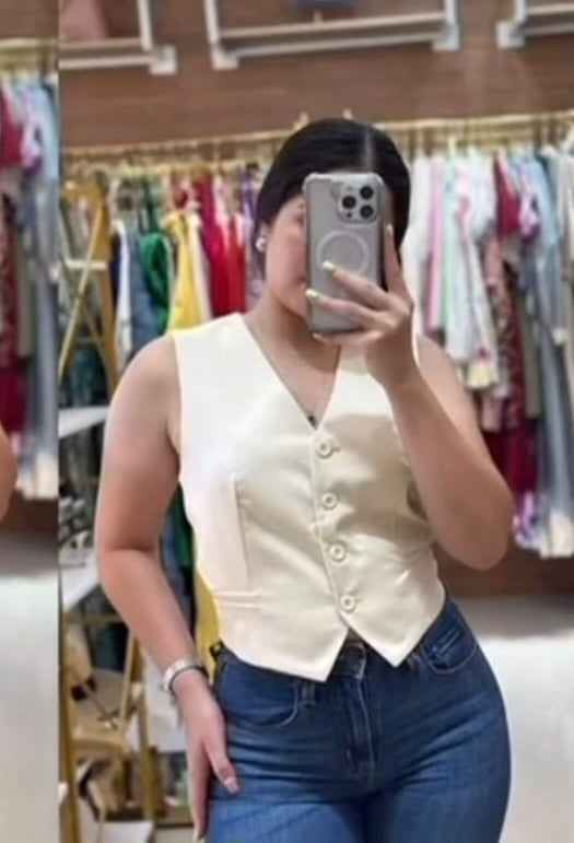 Viva Beige Luxe Vest