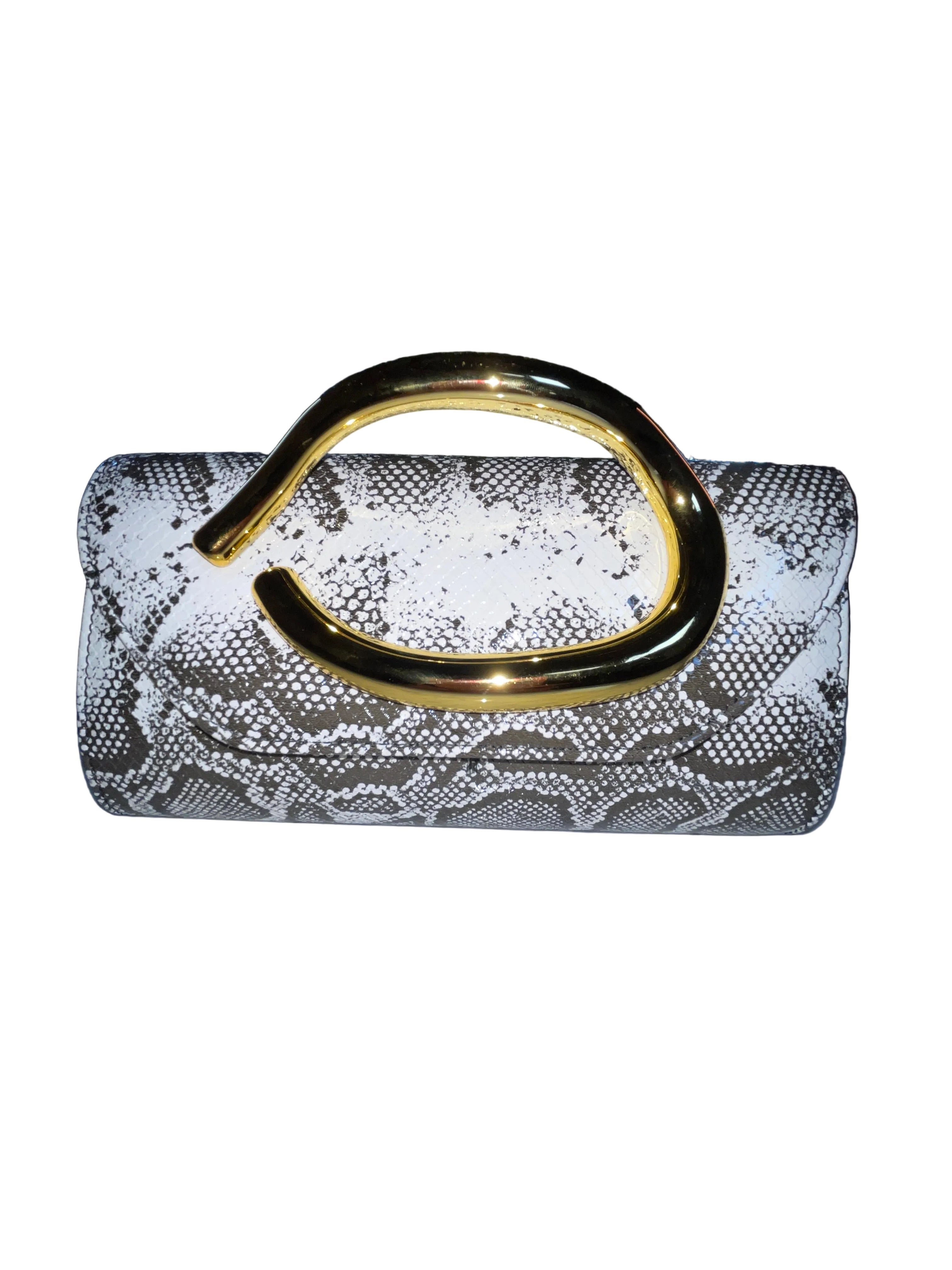 Johanna Snake Clutch