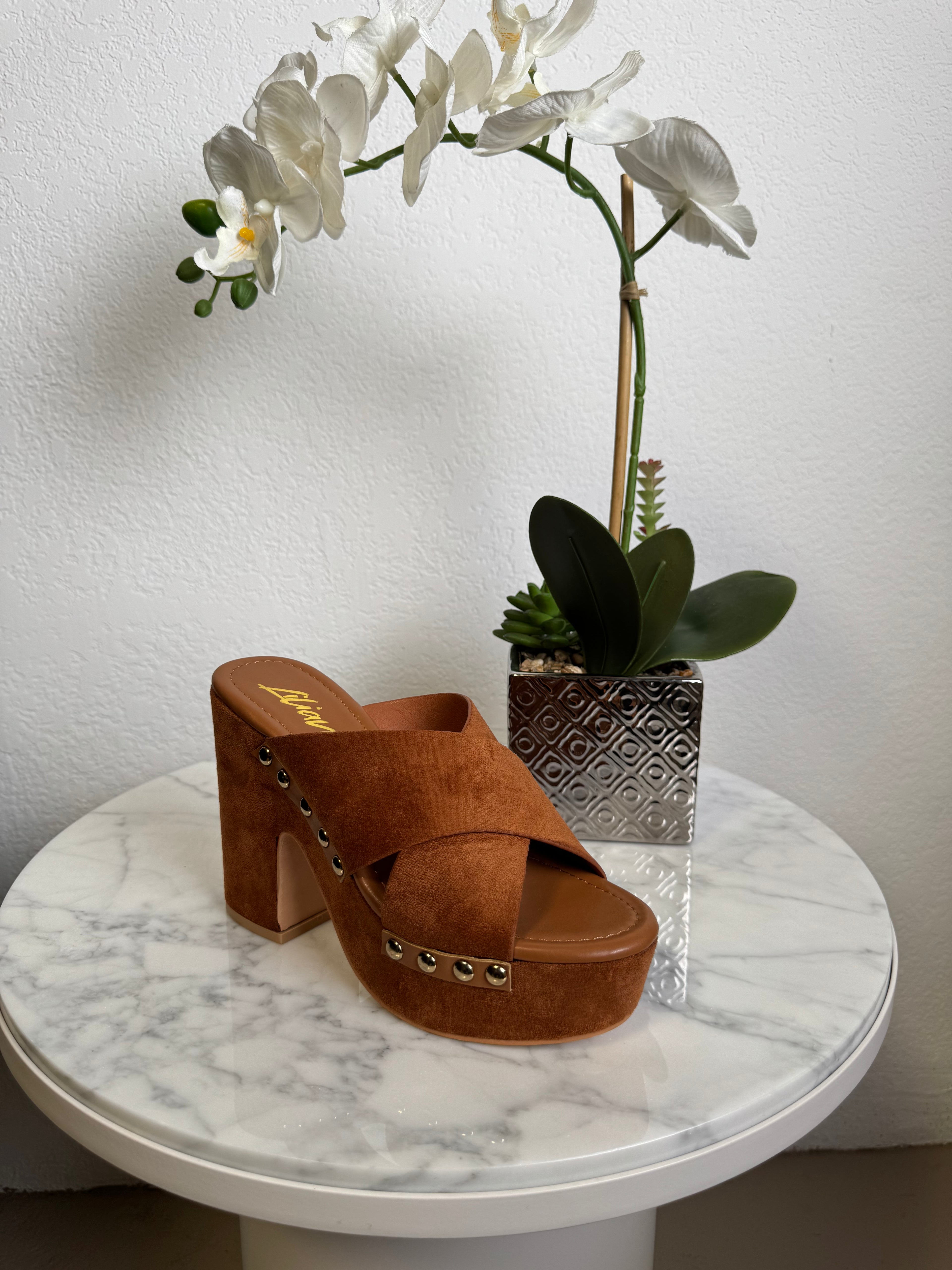 Bronze Bloom Heel
