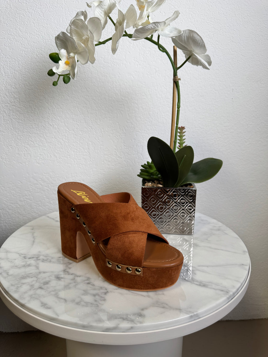 Bronze Bloom Heel