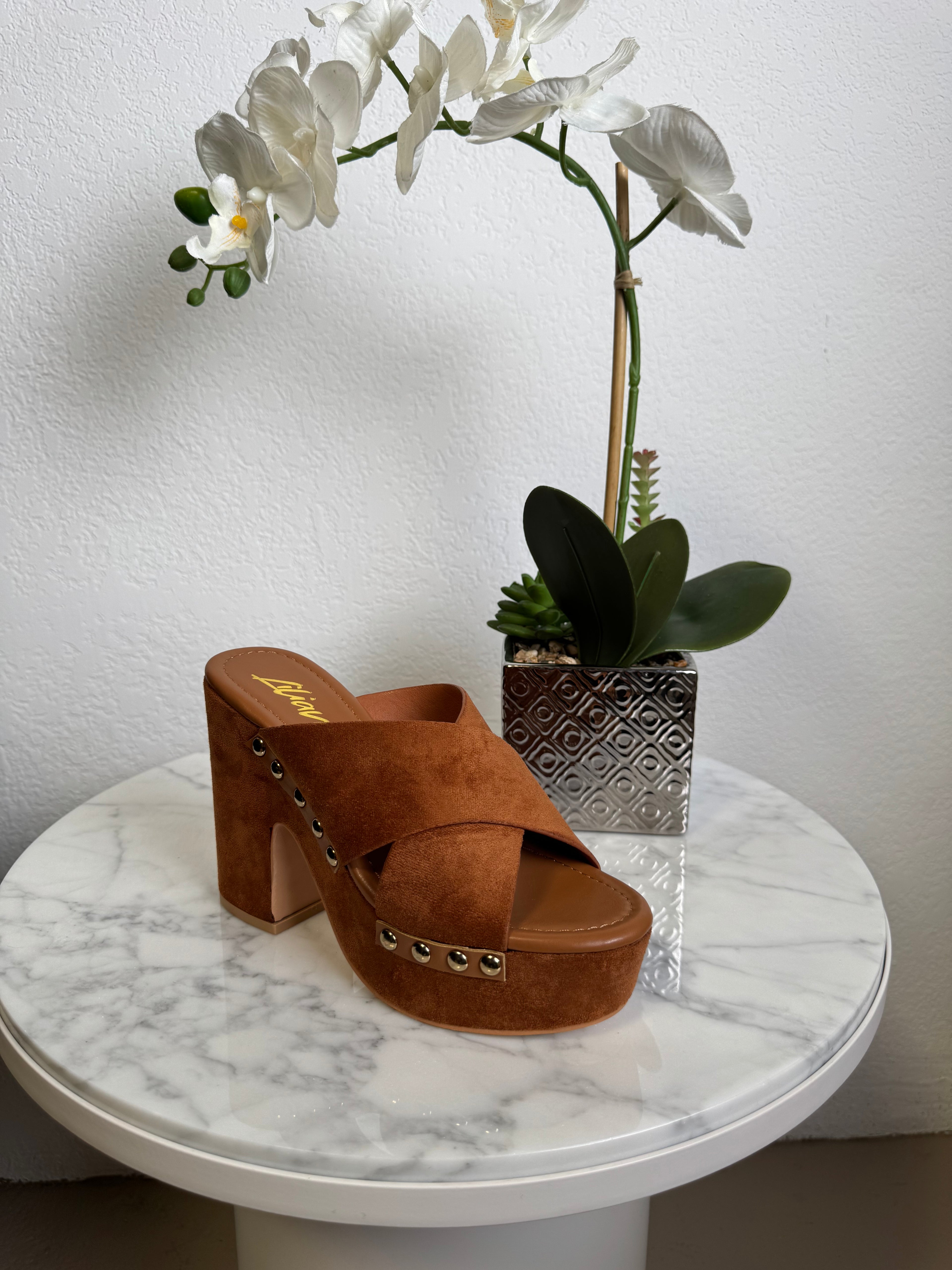 Bronze Bloom Heel