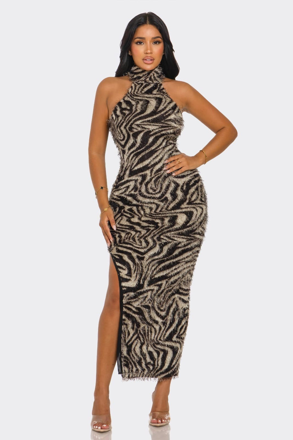 Zebra Luxe Dress