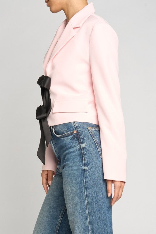 Knot Your Average Jacket – Light Pink